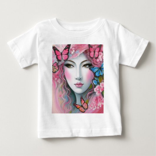 Vrouw met vlinders (Voorkant)
