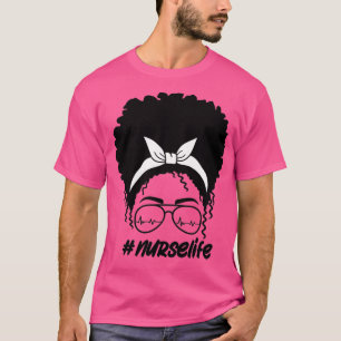 Vrouw met zonnebril t-shirt