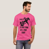 Vrouw MMA Fighter T-shirt (Voorkant volledig)