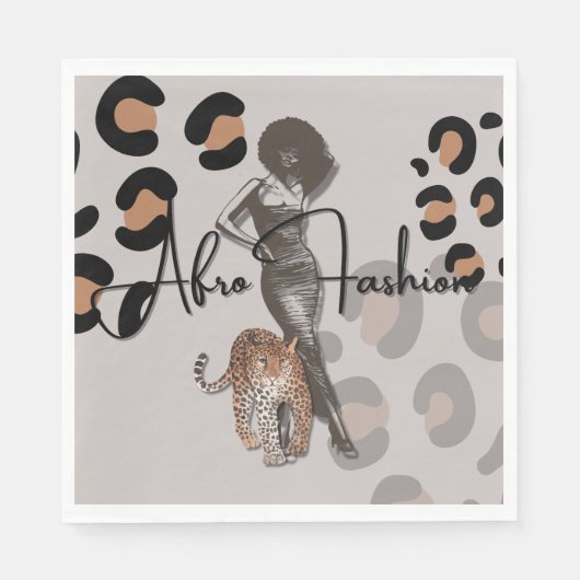 Vrouw mode papier servet (Voorkant)