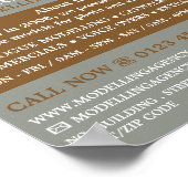 Vrouw Model, Modellenbureau, modelagent Poster (Hoek)
