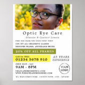 Vrouw Model, Opticien, Technical Practitioner Poster (Voorkant)