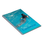 Vrouw model zwemmen Thunder_Cove Notitieboek (Rechterzijde)