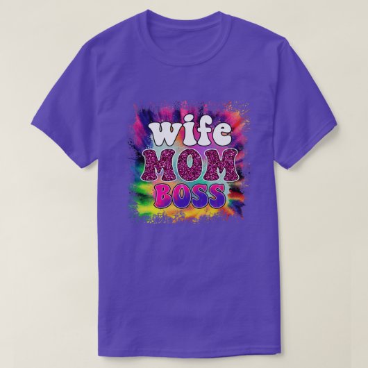 vrouw moeder baas t-shirt (Design voorkant)