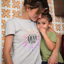 Vrouw moeder baas waterkleur moederdag