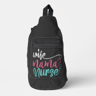 Vrouw Moeder Verpleegkundige Moederdag Sling Bag