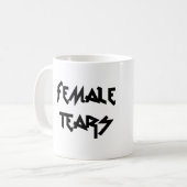 Vrouw mok tranen (Voorkant links)