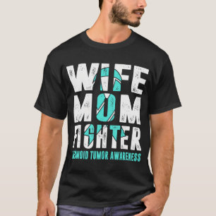 Vrouw Mom Fighter Desmoid Tumor Awareness T-shirt