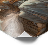 Vrouw Moon Goddess Foto Afdruk (Hoek)