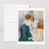 Vrouw Naaien, Berthe Morisot Briefkaart (Voorkant / Achterkant)