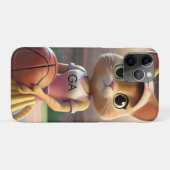 Vrouw Netball Cat, Case-Mate iPhone Case (Achterkant (horizontaal))