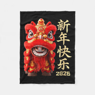 Vrouw nieuwjaar gelukkig Chinees nieuwjaar van paa Fleece Deken