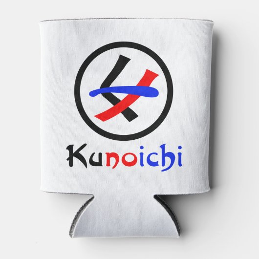 Vrouw Ninja Kunoichi くノ一 Blikjeskoeler (Voorkant)