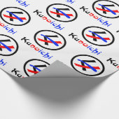 Vrouw Ninja Kunoichi くノ一 Cadeaupapier (Hoek)