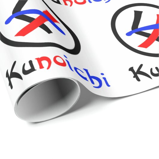 Vrouw Ninja Kunoichi くノ一 Cadeaupapier (Rol Hoek)