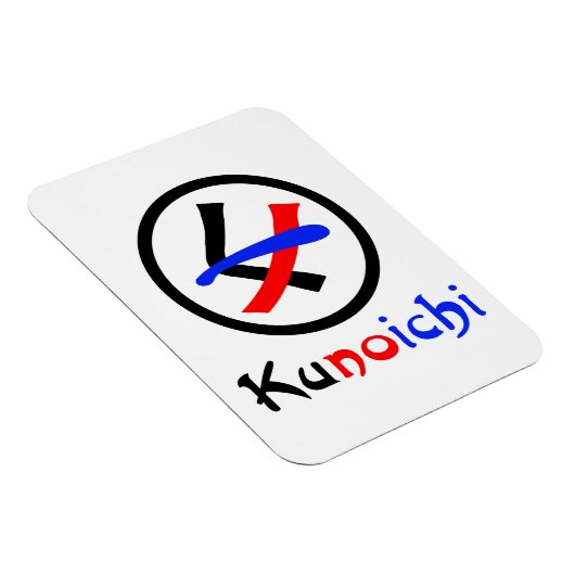 Vrouw Ninja Kunoichi くノ一 Magneet (Rechterzijde)