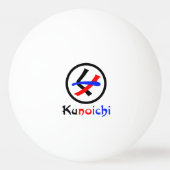 Vrouw Ninja Kunoichi くノ一 Pingpongballen (Achterkant)