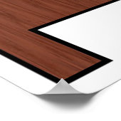 Vrouw Office Worker Poster (Hoek)