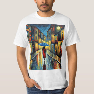 Vrouw onder paraplu 1 t-shirt
