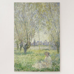 Vrouw onder Wilgen, Monet 1880 Legpuzzel