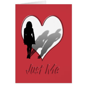 Vrouw Ontbrekend Man Silhouette