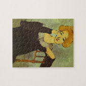 Vrouw op de stijl van de Telefoon Cell Legpuzzel (Horizontaal)