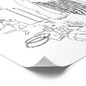 Vrouw op oorlogspad poster (Hoek)