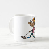 Vrouw-opstapeling Koffiemok (Voorkant links)