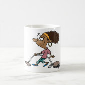 Vrouw-opstapeling Koffiemok (Center)