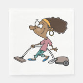 Vrouw-opstapeling Servet (Voorkant)