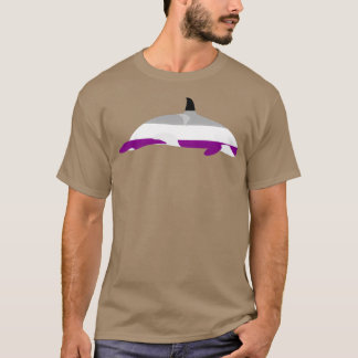Vrouw Orca Asexual vlag T-shirt
