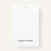 Vrouw Pastor Custom Badge (Achterkant)