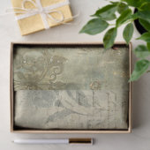 Vrouw Peacock Textures Letter Tissuepapier (Geschenk)