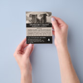 Vrouw Pet Model, modellenbureau, modelagent Flyer (Hand)