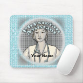 Vrouw Physician Assistant Muismat (Met muis)