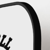 Vrouw Pickleball Master Black Player Aangepaste na Pickleball Paddle (Links Detail)