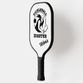 Vrouw Pickleball Master Black Player Aangepaste na Pickleball Paddle (Links)