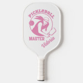 Vrouw Pickleball Master Game Speler Aangepaste Naa Pickleball Paddle (Achterkant)