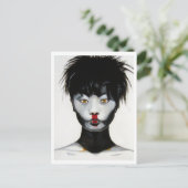 Vrouw Plug en play Briefkaart (Staand voorkant)