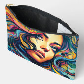 Vrouw Pop Kunst Groot Etui (Open)