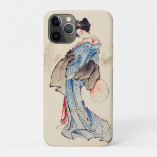 Vrouw portret in volledige lengte door Katsushika iPhone 11 Pro Hoesje