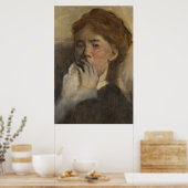  Vrouw Portretkunst Poster (Keuken)