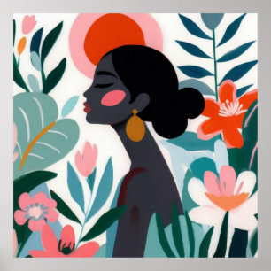 Vrouw Portugal Poster