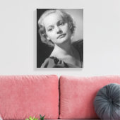Vrouw Posing 2 Canvas Afdruk (Insitu (Woonkamer))