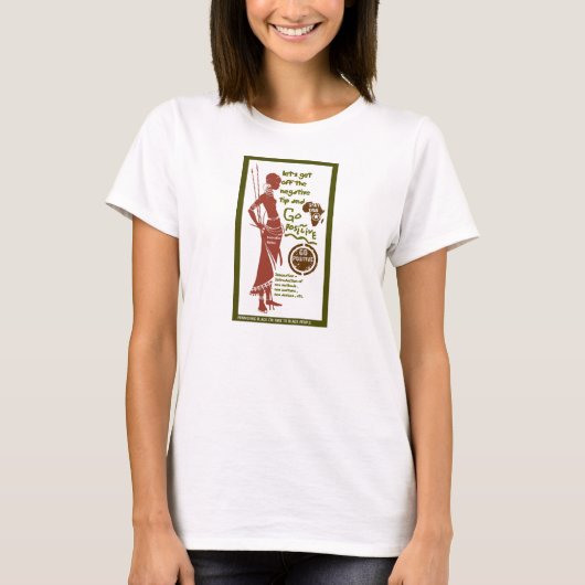 Vrouw positief t-shirt (Voorkant)