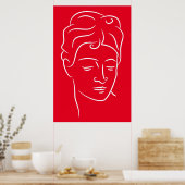 Vrouw Poster (Keuken)