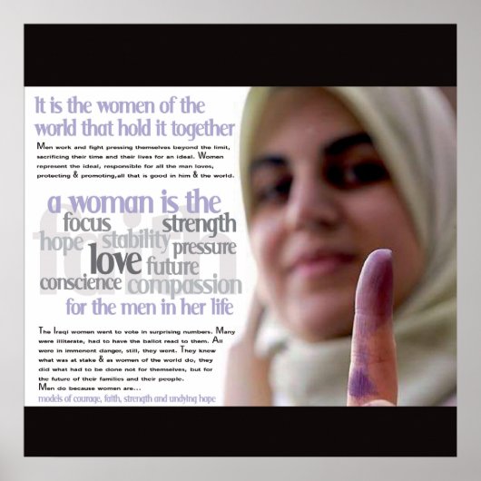 vrouw | POSTER (Voorkant)