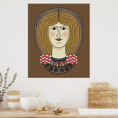 Vrouw Poster (Keuken)