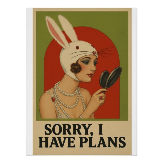  vrouw poster perfect poster (Voorkant)