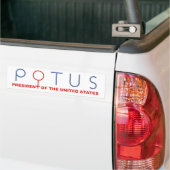 Vrouw POTUS-bumper, mevrouw President vrouw Bumpersticker (Op Truck)